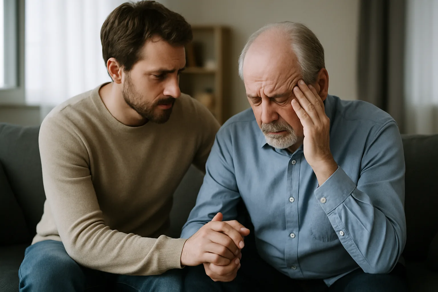 Quando os filhos se tornam pais, inversão de papéis